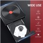 AMIGIK Lecteur DVD Externe, USB 3.0 & Type C, Graveur CD Externe, Enregistreur Portable - Transfert de Données à Grande Vitesse 