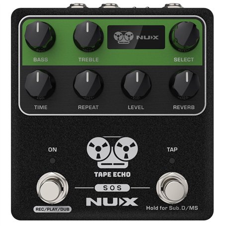 NUX NDD-7 Tape ECHO Pédale d'effets de retard stéréo