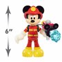 Mickey Mouse- Figurine 15,2 cm. -Pompier Mickey Adventure, 38121, Multicolore