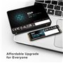 Silicon Power Disque SSD Interne 3D NAND A55 SLC 1 to SATA III 6,3 cm 7 mm