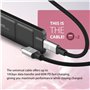 Silicon Power 256GB PX10 USB-C 3.2 Gen 2 Portable SSD (Noir)
