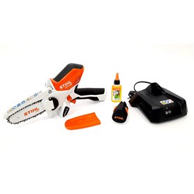 Stihl GA010116900 Scie de jardin sans fil GTA 26 avec 1 batterie AS2 et 1 chargeur AL1