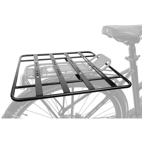 M-WAVE Extension DE Porte-Bagages Plaque 40x40 CM Tout. Unisex-Adult