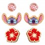 Set 3 Boucles D'Oreilles Fleur Stitch