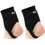 Sunbird Paire de protège-chevilles double face pour football et football Noir Grande taille