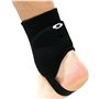 Sunbird Paire de protège-chevilles double face pour football et football Noir Grande taille