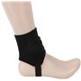 Sunbird Paire de protège-chevilles double face pour football et football Noir Grande taille
