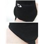Sunbird Paire de protège-chevilles double face pour football et football Noir Grande taille