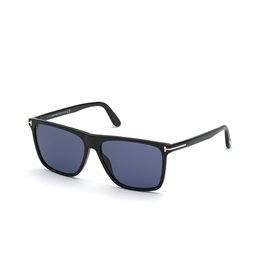 Tom Ford Lunettes de Soleil FLETCHER FT 0832 Shiny Black/Blue 57/15/145 homme