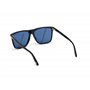 Tom Ford Lunettes de Soleil FLETCHER FT 0832 Shiny Black/Blue 57/15/145 homme