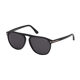 Tom Ford Lunettes de Soleil JASPER -02 FT 0835 Shiny Black/Grey 58/15/145 homme