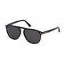 Tom Ford Lunettes de Soleil JASPER -02 FT 0835 Shiny Black/Grey 58/15/145 homme