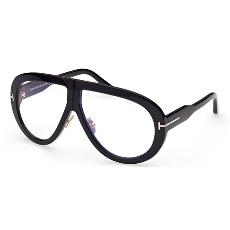 Tom Ford Lunettes de Soleil TROY FT 0836 BLACK GOLD/UVA UVB TRANSPARENT 61/10/140 Unisex