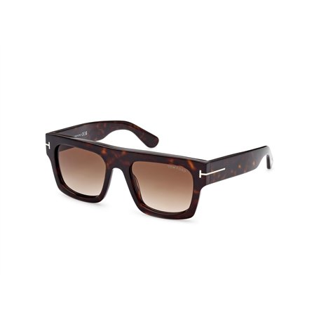 Tom Ford Lunettes de Soleil FAUSTO FT 0711 DARK HAVANA/LIGHT BROWN SHADED 53/20/145 unisexe
