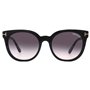 Tom Ford Smoke Gradient Oval FT1109 01B 53 Lunettes de soleil pour femme Noir brillant 53