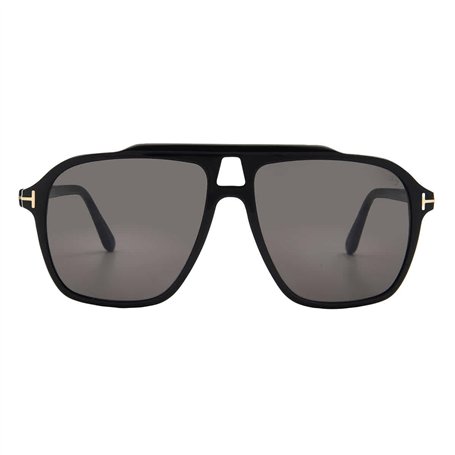 Tom Ford Autari Smoke Navigator FT1209 01A 56 Lunettes de soleil pour homme