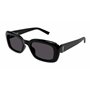 Saint Laurent SLM130-001-56 - Femme Lunettes de soleil - Shiny Solid Black