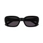 Saint Laurent SLM130-001-56 - Femme Lunettes de soleil - Shiny Solid Black