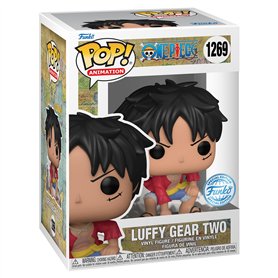 Funko One Piece - Pop Animation N° 1269 - Luffy Gear Two avec Chase