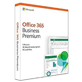 Microsoft Office 365 Business Premium 1Licence(S) 1Année(S) Anglais - Logiciels Office (1 Année(S)