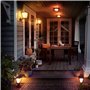 Philips Hue White & Color Ambiance ECONIC Applique extérieure montante - Noir, fonctionne avec Alexa, Google Assistant et Apple 