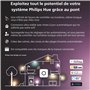 Philips Hue White & Color Ambiance ECONIC Applique extérieure montante - Noir, fonctionne avec Alexa, Google Assistant et Apple 