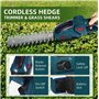 Cisaille à Gazon 18V avec Batterie Rechargeable et Chargeur