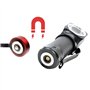 PNI Lampe Frontale LED Adventure F75 avec led 6W, 600 lm, en aluminium, avec batterie et chargeur magnétique avec USB
