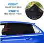 2 Pièces Pare Soleil Voiture Bébé pour Dacia Sandero 3 / Sandero Stepway 3 III 2021-2024 2025, UV Protection Anti Moustiquaire C