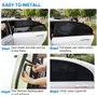 2 Pièces Pare Soleil Voiture Bébé pour Dacia Sandero 3 / Sandero Stepway 3 III 2021-2024 2025, UV Protection Anti Moustiquaire C