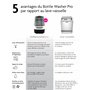 Baby Brezza - Lave-biberons Bottle Washer Pro - lave, stérilise et sèche automatiquement biberons et accessoires de tire-lait