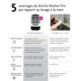 Baby Brezza - Lave-biberons Bottle Washer Pro - lave, stérilise et sèche automatiquement biberons et accessoires de tire-lait