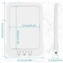 Lampe de Luminothérapie 27000-32000 Lux Lampe à lumière du jour LED sans UV Réglable 3 Intensités pour la photothérapie SAD en c