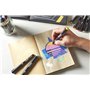 SHARPIE Feutres acrylique | Pointe pinceau | Feutres de coloriage adulte idéal pour coloriage mystère, dessiner, etc. | Encre an