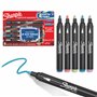 SHARPIE Feutres acrylique | Couleurs Minérales | Pointe ogive | Feutres de coloriage adulte idéal pour coloriage mystère