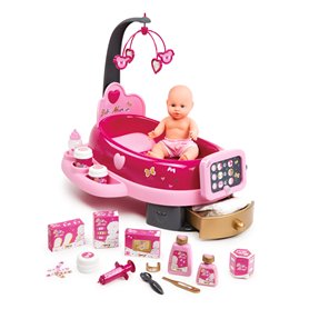 Smoby toys - 220317 - Baby Nurse Nursery Electronique + Poupon -