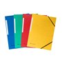 CONQUÉRANT Lot de 10 Chemise 3 Rabats A4 avec Elastique Couverture Carte Recyclée Assortis