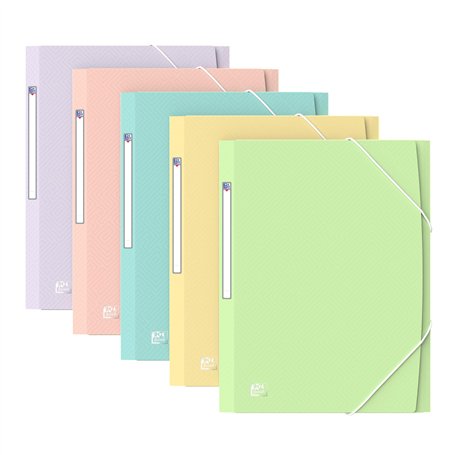 Oxford Urban Lot de 5 chemises A4+ en plastique