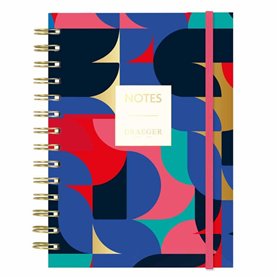 DRAEGER PARIS 1886 - Bloc-Notes to Do List 13x18 cm - Couverture Rigide - 5 Intercalaires Amovibles - 100 Pages Détachables - Pa