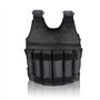 SOONHUA Gilet Lesté 20kg/ 40Lbs avec 12 Sachets pour Le Chargement du Sable Ou de La Plaque d'acier Option Veste Exercice Format