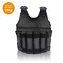 SOONHUA Gilet Lesté 20kg/ 40Lbs avec 12 Sachets pour Le Chargement du Sable Ou de La Plaque d'acier Option Veste Exercice Format