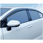 ZWBC Déflecteur de Vitres Latérales pour Renault Scenic MK2 2003-2009, Pare-Soleil Bande Pare-Soleil et Pluie Déflecteurs Pluie 