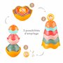 Sophie la Girafe - Jeu d'Empilage 6 Bols Colorés - Jouet Éducatif pour Bébé - Développe la Motricité et la Logique - 30 cm