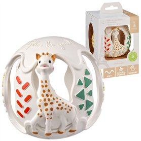Sophie la Girafe Balle de Dentition Sensorielle - Jouet en Caoutchouc Naturel - Éveil Tactile et Soulagement des Gencives - Sans