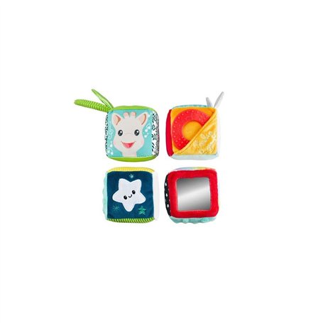 Sophie la Girafe - Cubes Sensoriels Multi-Activités pour Bébé - Jeu d'Éveil et de Développement 4 en 1