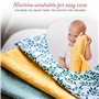 Sophie la Girafe - Set de 4 Langes Color, Chambre de bébé Multicolore 850800