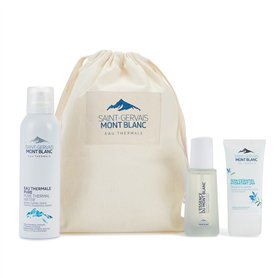 Saint-Gervais Mont Blanc - Pochon Routine Soin Visage - Coffret Cadeau - Les Essentiels Hydratation
