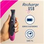 Veet Expert Tondeuse Femme Tout-En-Un – Rasoir électrique Multi-Usage pour Maillot, Visage et Sourcils – Chargeur USB – 100% éta