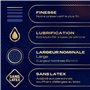 Durex Intensity - 30 preservatifs XL homme Sans Latex Ultra Fins Ultra Lubrifiés - Plus de Chaleur Corporelle Partagée* - Taille