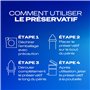 Durex Classic Jeans XL - 36 Préservatifs Fins et Extra Larges pour Homme, Largeur nominale 60mm
